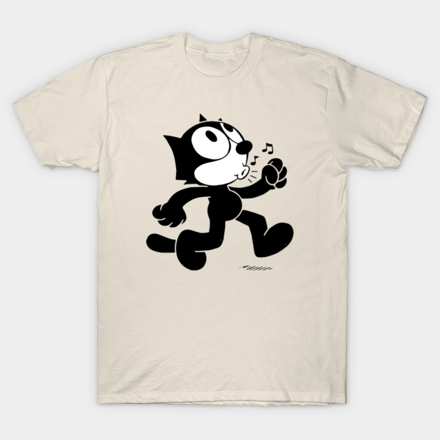 Felix The Cat Whistling Felix The Cat T Shirt Teepublic 